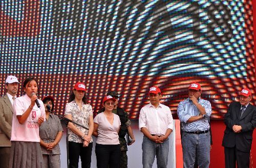 El presidente de la República, Ollanta Humala, participó del lanzamiento del Programa Nacional 'Beca 18', en el distrito de Ventanilla.