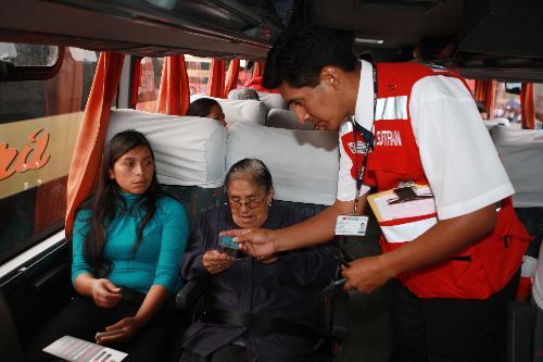 Sutran movilizará cerca de 500 inspectores para reforzar seguridad en terminales y garitas de control.