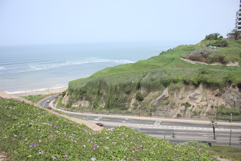 Vistas panorámicas de la Bajada Balta ubicada en el distrito de Miraflores.