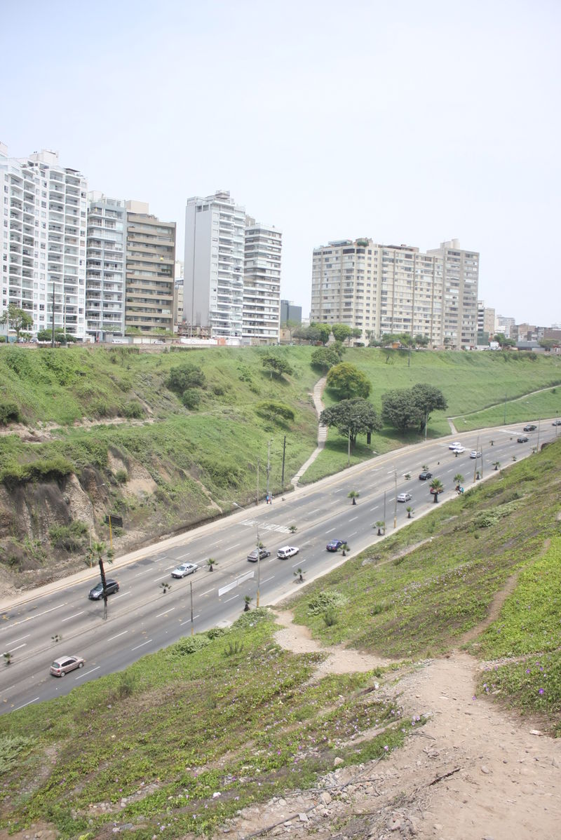 Vistas panorámicas de la Bajada Balta ubicada en el distrito de Miraflores.