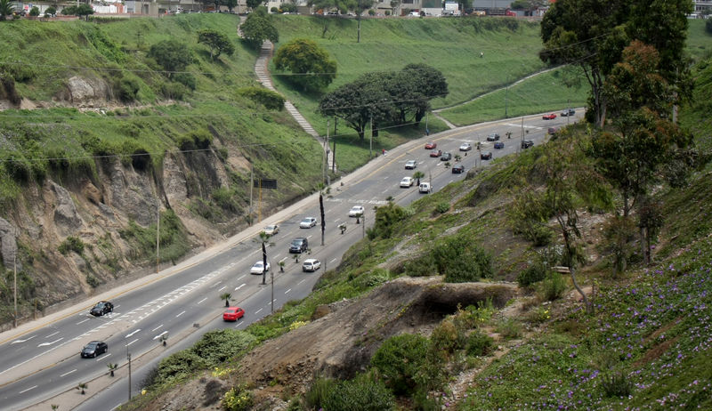 Vistas panorámicas de la Bajada Balta ubicada en el distrito de Miraflores.