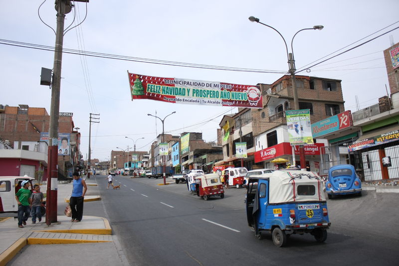 Una de las más grandes avenidas del centro poblado Mi Perú en Ventanilla es la Avenida Ayacucho