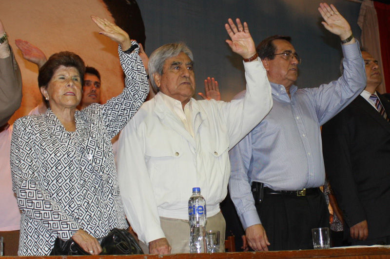 Abel Salinas Izaguirre se hizo presente en acto de desagravio a Jorge del Castillo
