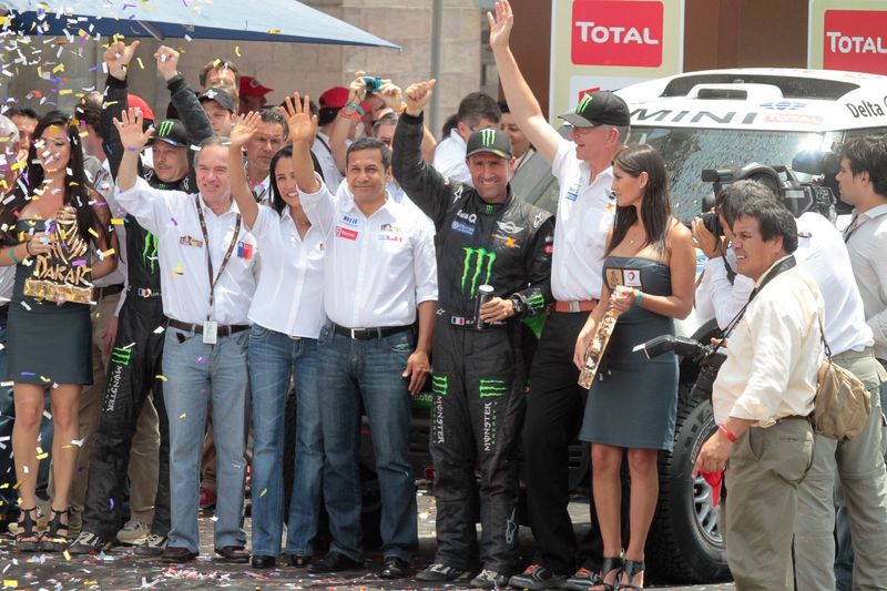 Una verdadera fiesta se vivió en la ciudad de Lima por la final del Rally Dakar 2012