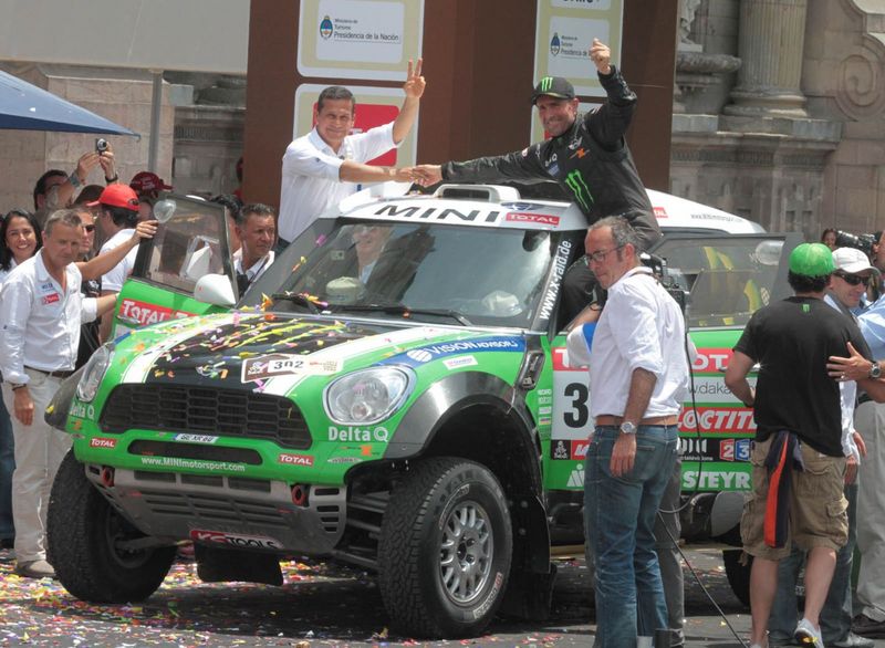 Una verdadera fiesta se vivió en la ciudad de Lima por la final del Rally Dakar 2012