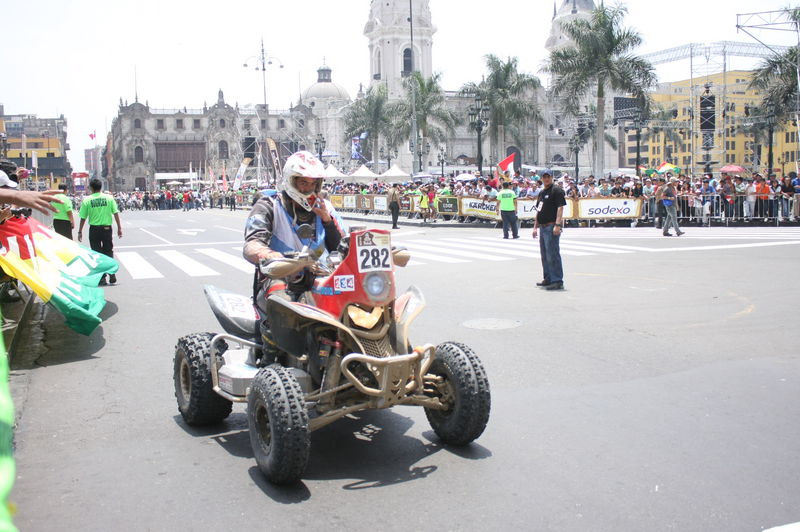 Una verdadera fiesta se vivió en la ciudad de Lima por la final del Rally Dakar 2012