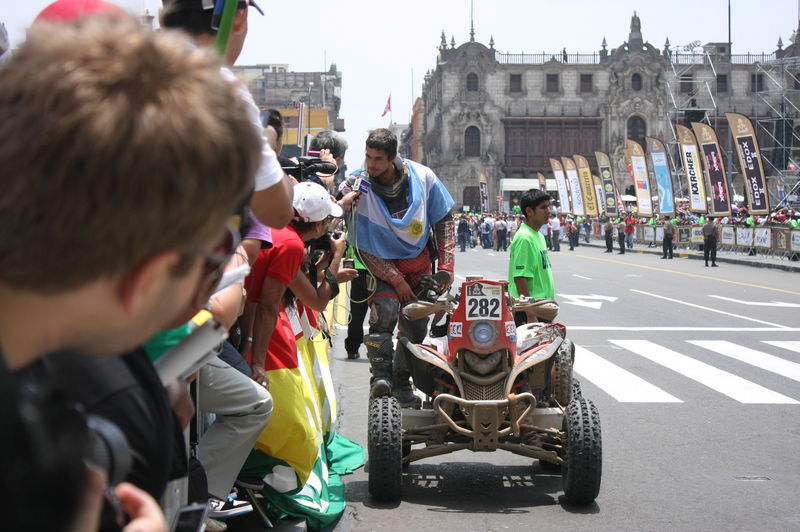 Una verdadera fiesta se vivió en la ciudad de Lima por la final del Rally Dakar 2012
