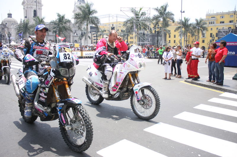 Una verdadera fiesta se vivió en la ciudad de Lima por la final del Rally Dakar 2012