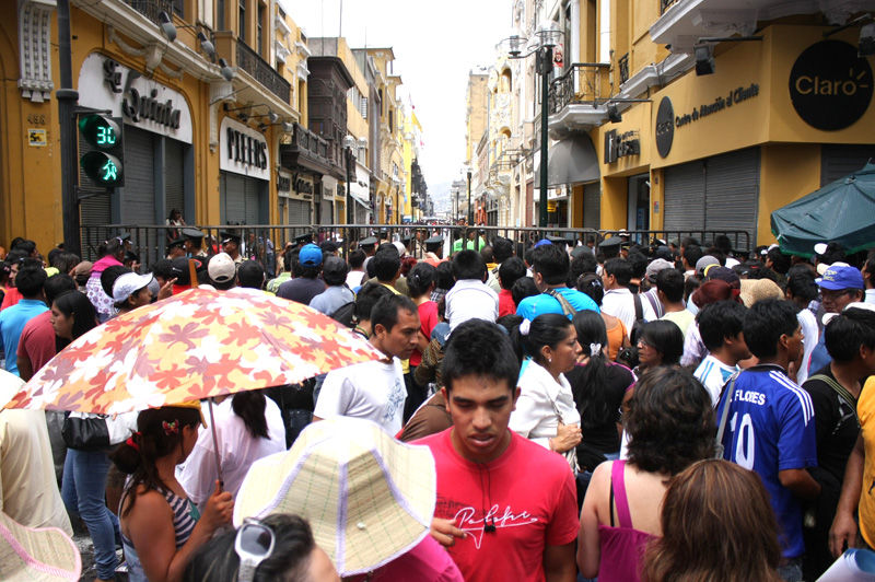 El Jirón de la Unión es una de las más tradicionales y transitadas calles del centro histórico de Lima.