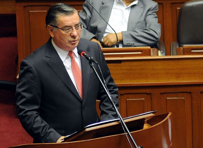Presentación en el Congreso de la República del Primer Ministro Oscar Valdés