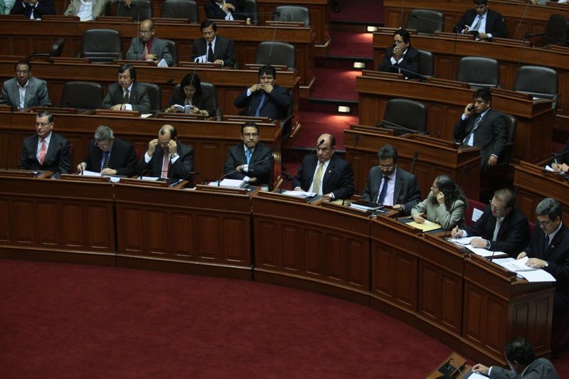 Presentación en el Congreso de la República del Primer Ministro Oscar Valdés