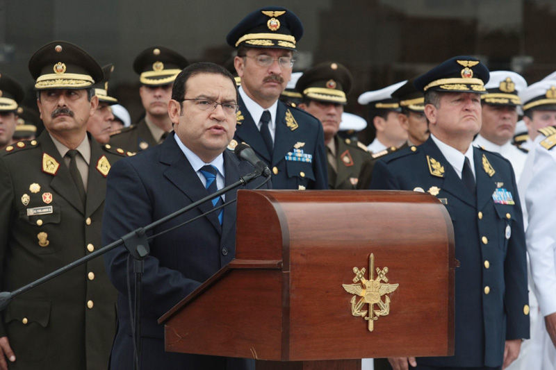 El ministro de Defensa, Luis Otárola, despidió en ceremonia oficial al contingente de Cascos Azules que cumplirá misión en Haití.