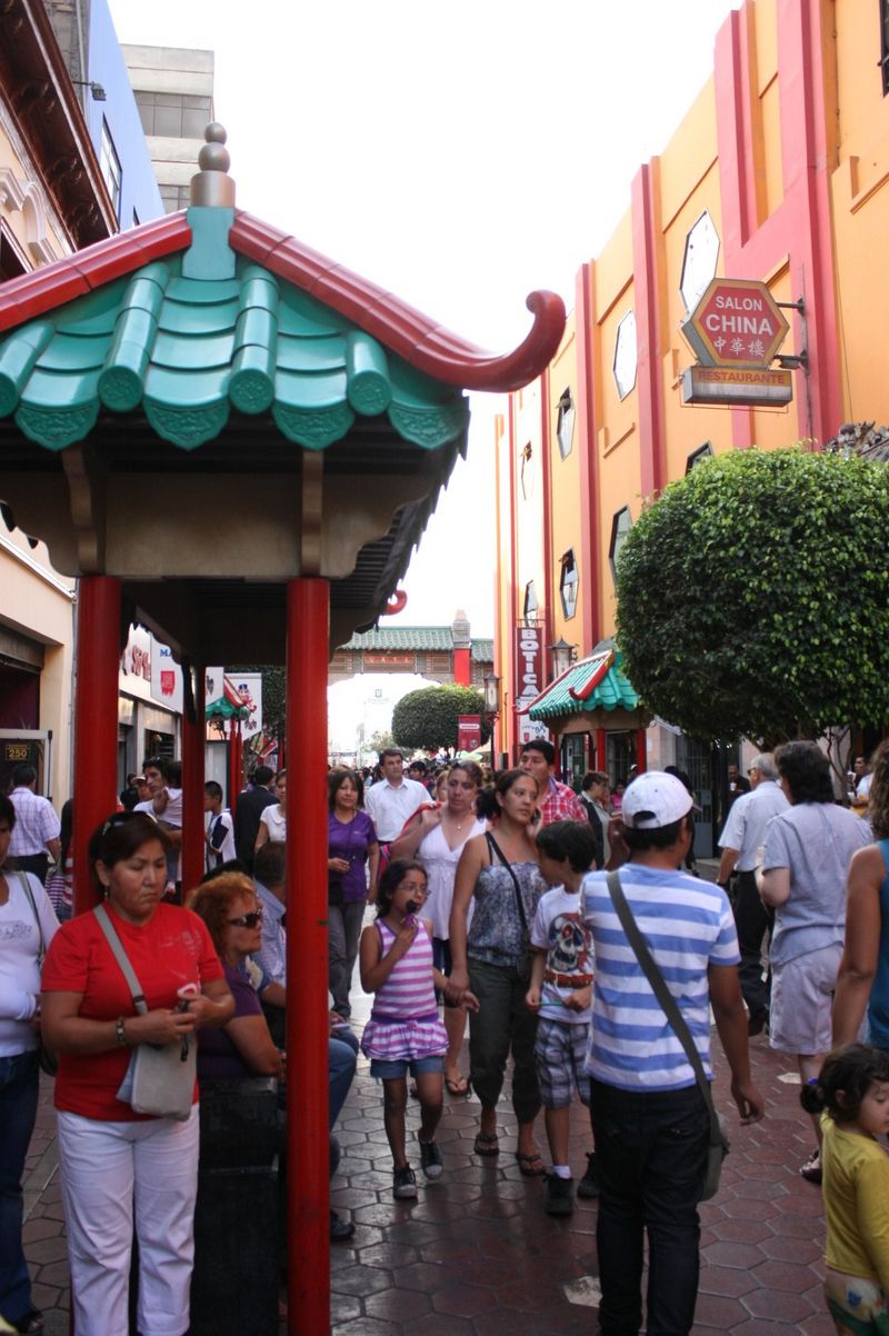 Miembros de la comunidad china en el Perú celebran así la llegada del Año del Dragón en el tradicional barrio chino en Lima.
