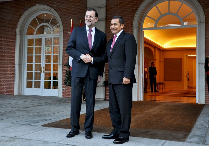 Presidente Ollanta Humala se reúne con presidente del gobierno español Mariano Rajoy en importante visita oficial.