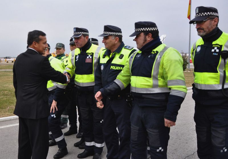 Llegada de Ollanta Humala y Primera Dama Nadine Heredia a Suiza para participar en Foro Económico Mundial de Davos.