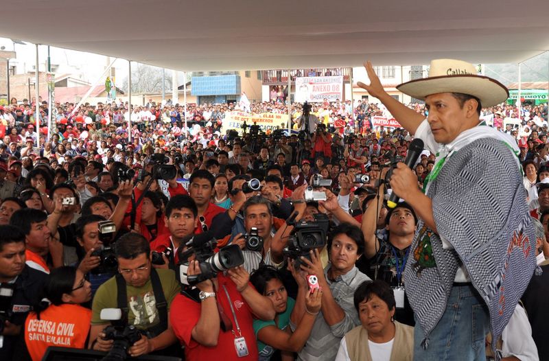 Ollanta Humala en lanzamiento del programa 'De mi tierra, su producto', fue allí donde se pronunció sobre el Movadef..