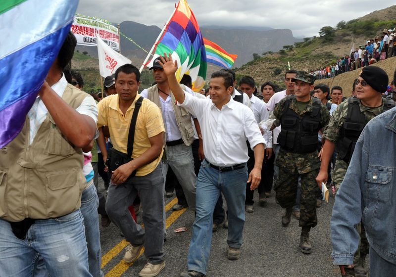 Ollanta Humala Tasso inauguró el tramo Pariacoto Yupash de la carretera Casma Yaután Huaraz.