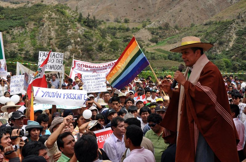 Ollanta Humala Tasso inauguró el tramo Pariacoto Yupash de la carretera Casma Yaután Huaraz.