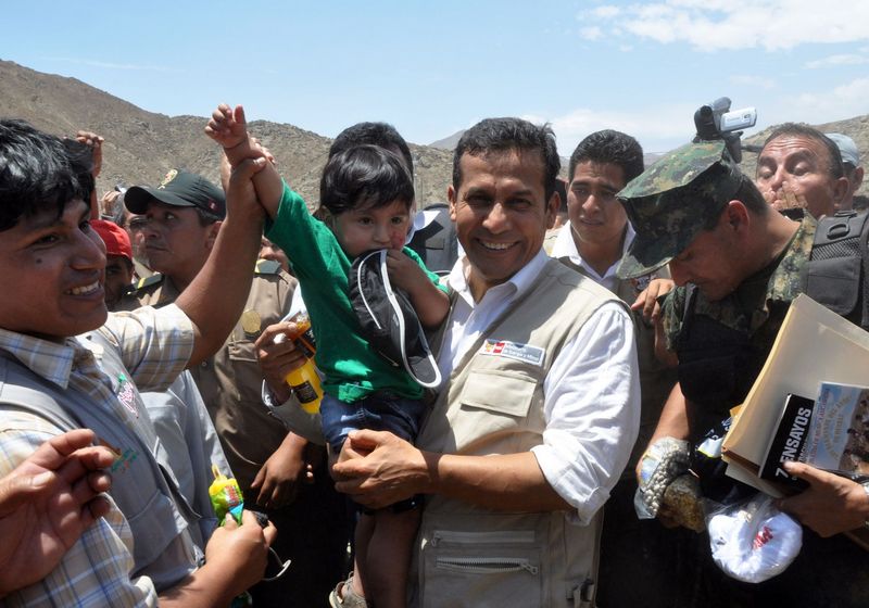 Ollanta Humala Tasso inauguró el tramo Pariacoto Yupash de la carretera Casma Yaután Huaraz.