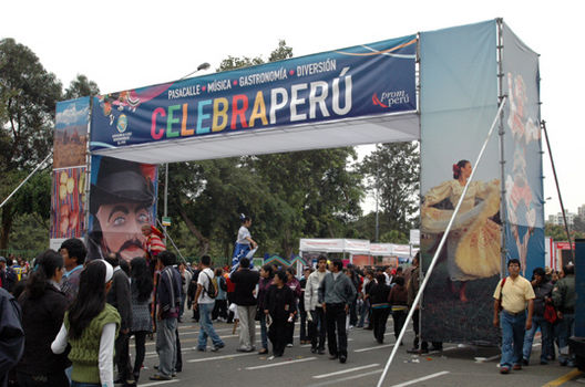 Feria  gastronomica  Celebra Perú