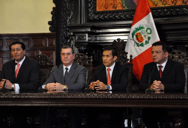Presidente de la República, Ollanta Humala, anuncia la construcción de la Línea 2 del Metro de Lima, que unirá el Callao con el distrito de Ate.