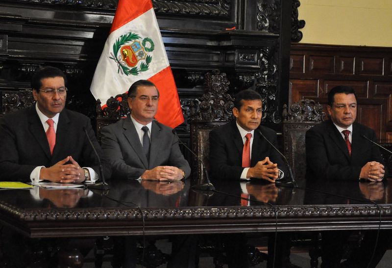 Presidente de la República, Ollanta Humala, anuncia la construcción de la Línea 2 del Metro de Lima, que unirá el Callao con el distrito de Ate.