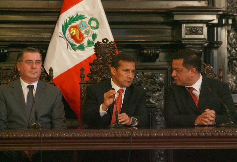 Presidente de la República, Ollanta Humala, anuncia la construcción de la Línea 2 del Metro de Lima, que unirá el Callao con el distrito de Ate.
