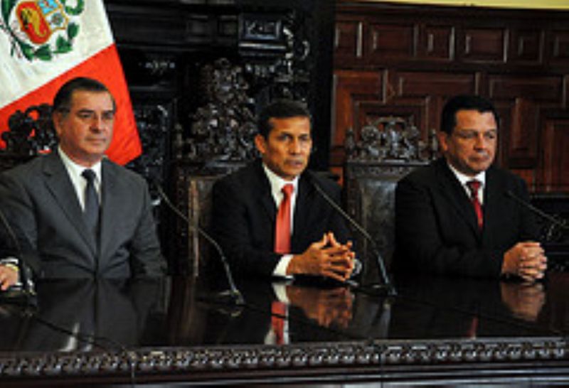 Presidente de la República, Ollanta Humala, anuncia la construcción de la Línea 2 del Metro de Lima, que unirá el Callao con el distrito de Ate.