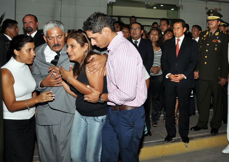Ollanta Humala rinde homenaje póstumo al capitán del Ejército Peruano Germán Parra del Carpio, fallecido en ataque  narcoterrorista en la zona del VRAE.