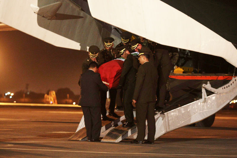 Ollanta Humala rinde homenaje póstumo al capitán del Ejército Peruano Germán Parra del Carpio, fallecido en ataque  narcoterrorista en la zona del VRAE.
