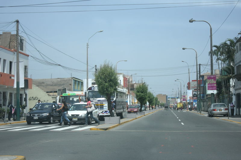 Imágenes de la Avenida del Ejército en el distrito de Magdalena del Mar