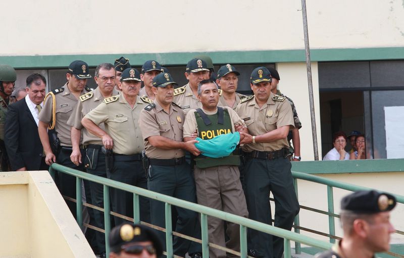 El cabecilla subversivo Florindo Flores Hala 'Artemio' fue trasladado esta tarde a la sede de la Dirección contra el Terrorismo (Dircote).