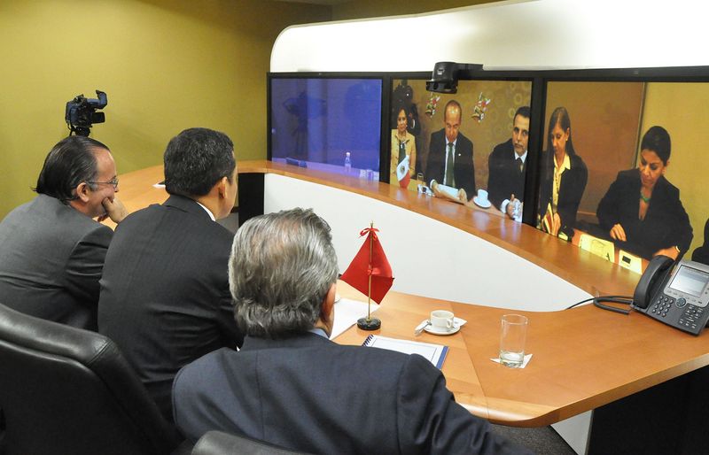 Ollanta Humala y sus homólogos de Colombia, Chile y México participan en la III Cumbre de países miembros de la Alianza del Pacífico, que se desarrolla en forma virtual.