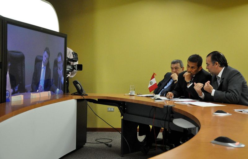 Ollanta Humala y sus homólogos de Colombia, Chile y México participan en la III Cumbre de países miembros de la Alianza del Pacífico, que se desarrolla en forma virtual.