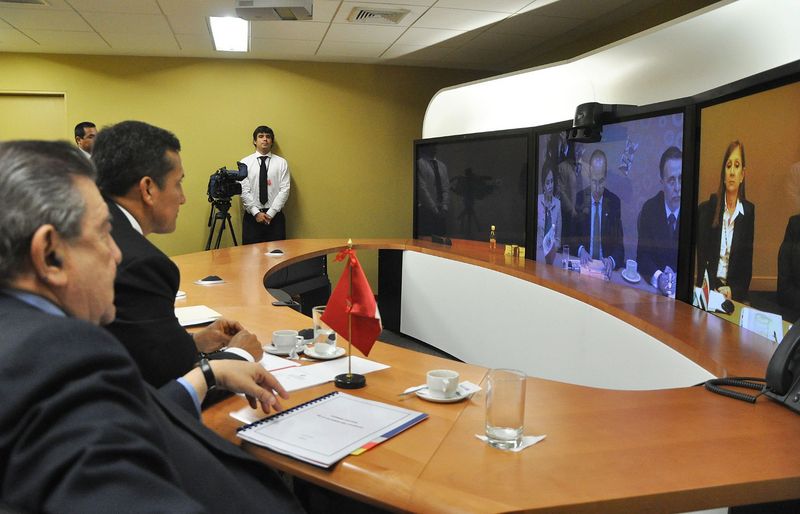 Ollanta Humala y sus homólogos de Colombia, Chile y México participan en la III Cumbre de países miembros de la Alianza del Pacífico, que se desarrolla en forma virtual.