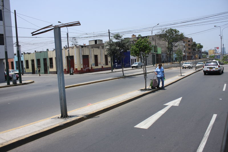 Imágenes de la nueva avenida La Victoria,  en Lima.