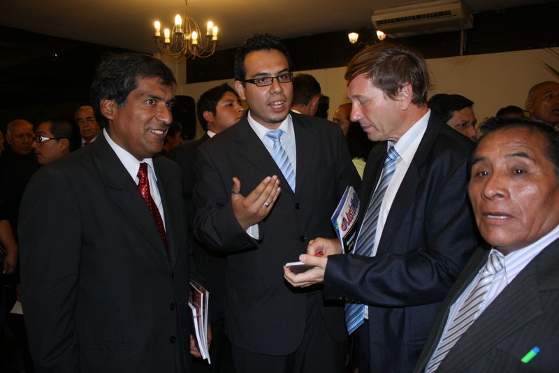 Ceremonia de presentación del Premio Internacional a la Excelencia 2012 ceremonia organizada por la Confederación Nacional de Comerciantes - CONACO