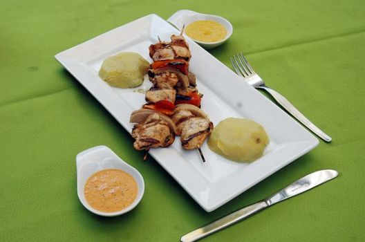 Sepa como Preparar ,Brochetas de Pavita