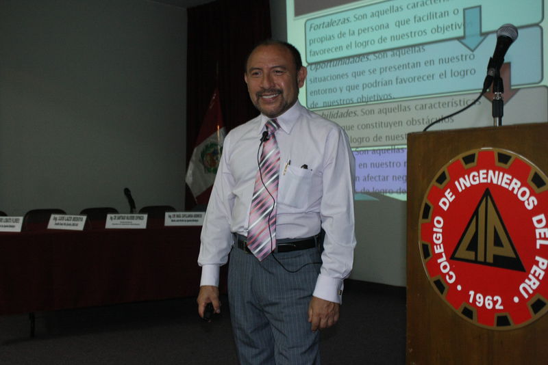 El Colegio de Ingenieros organiza seminaro COMO CREAR Y ORGANIZAR UN NEGOCIO EXITOSO a cargo del reconocido ingeniero Luis G. Lazo Bedoya