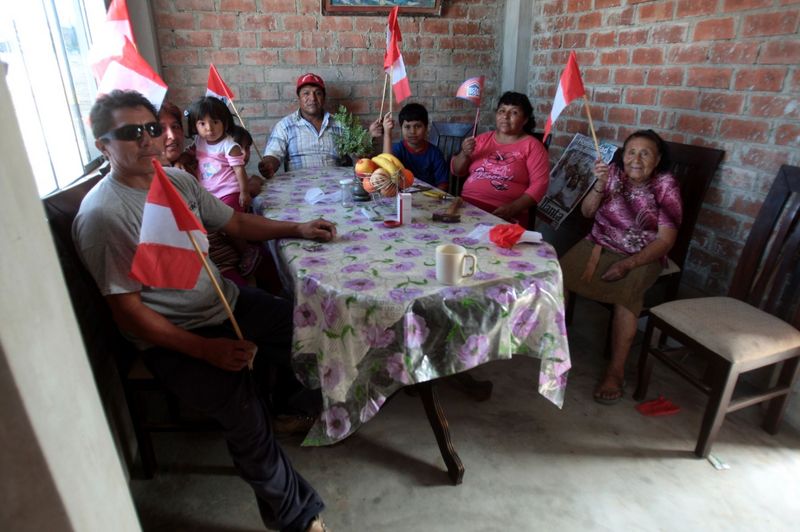 Viviendas construidas por el fondo Mi Vivienda Techo Propio en el distrito Túpac Amaru de la provincia de Pisco