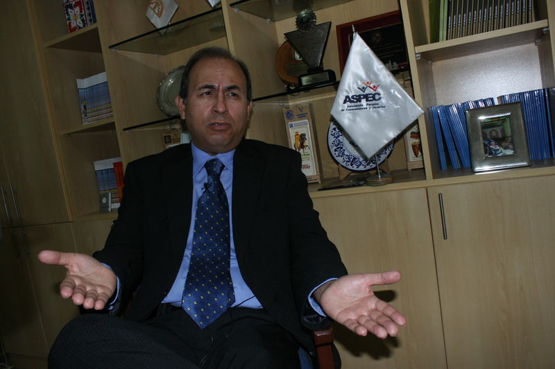 Crisólogo Cáceres, presidente de la Asociación Peruana de Consumidores y Usuarios (ASPEC)