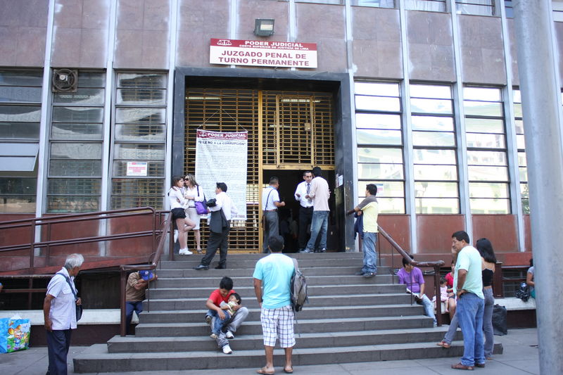 Imágenes del Juzgado Penal de Turno Permanente de la Corte Superior de Justicia