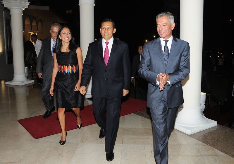 Ollanta Humala, participa del nuevo Consejo Directivo 2012 - 2014 de la Sociedad de Comercio Exterior del Perú