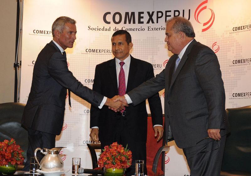 Ollanta Humala, participa del nuevo Consejo Directivo 2012 - 2014 de la Sociedad de Comercio Exterior del Perú
