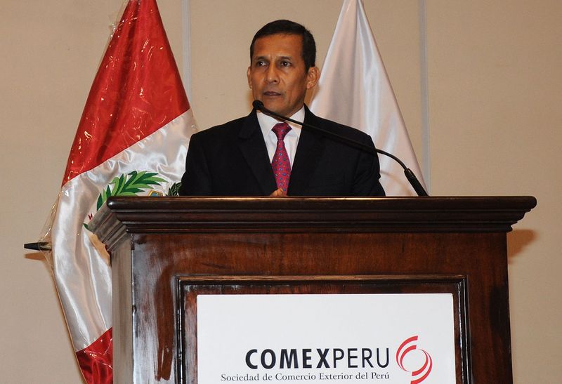 Ollanta Humala, participa del nuevo Consejo Directivo 2012 - 2014 de la Sociedad de Comercio Exterior del Perú