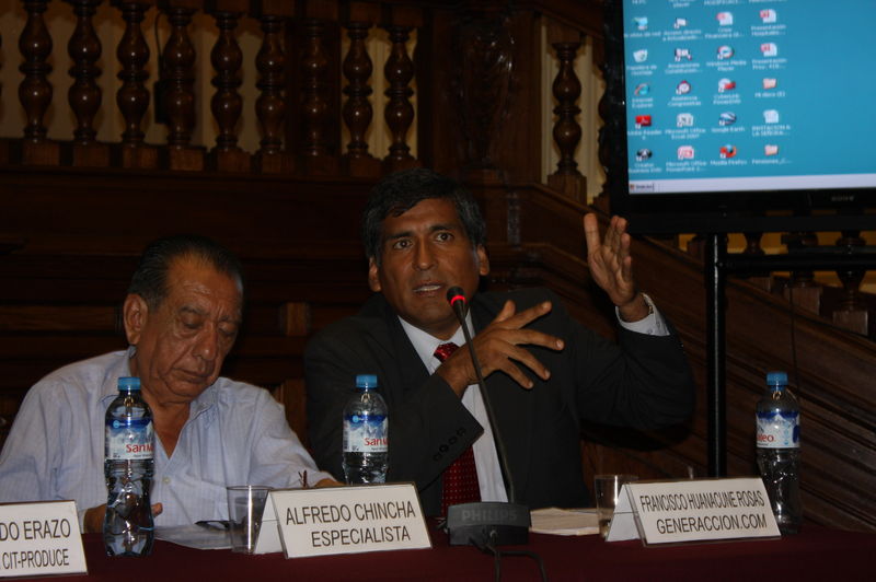 Conversatorio sobre Innovación para el futuro se efectuó en la sala Raúl Porras Barrenechea  organizada por el congresista Mesías Guevara Amasifuén