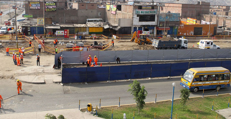 Desvío del tránsito vehicular en San Juan de Lurigancho: Se inician obras de construcción del Segundo Tramo de la Línea 1 del Tren Eléctrico