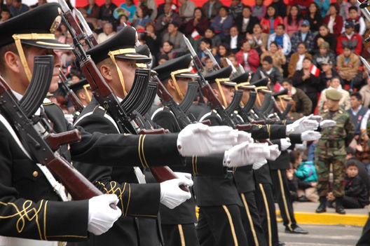 Desfile Militar se llevo acado en el Campo de Marte