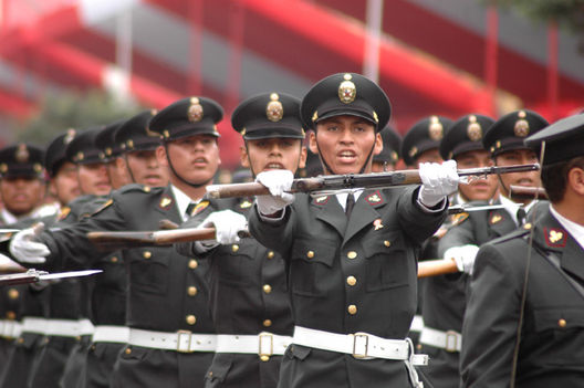 Desfile Militar se llevo acado en el Campo de Marte