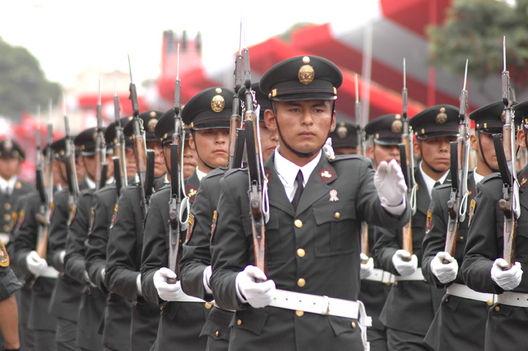 Desfile Militar se llevo acado en el Campo de Marte